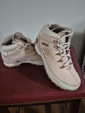 TIMBERLAND EURO SPRINT HIKERS Baby Pink Womens Size 81/2